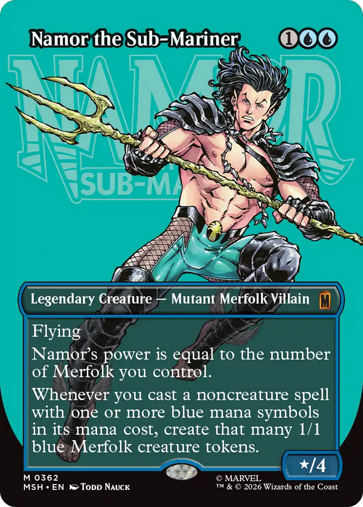 Namor the Sub-Mariner (Borderless) [Marvel Super Heroes] | Exor Games Bridgewater
