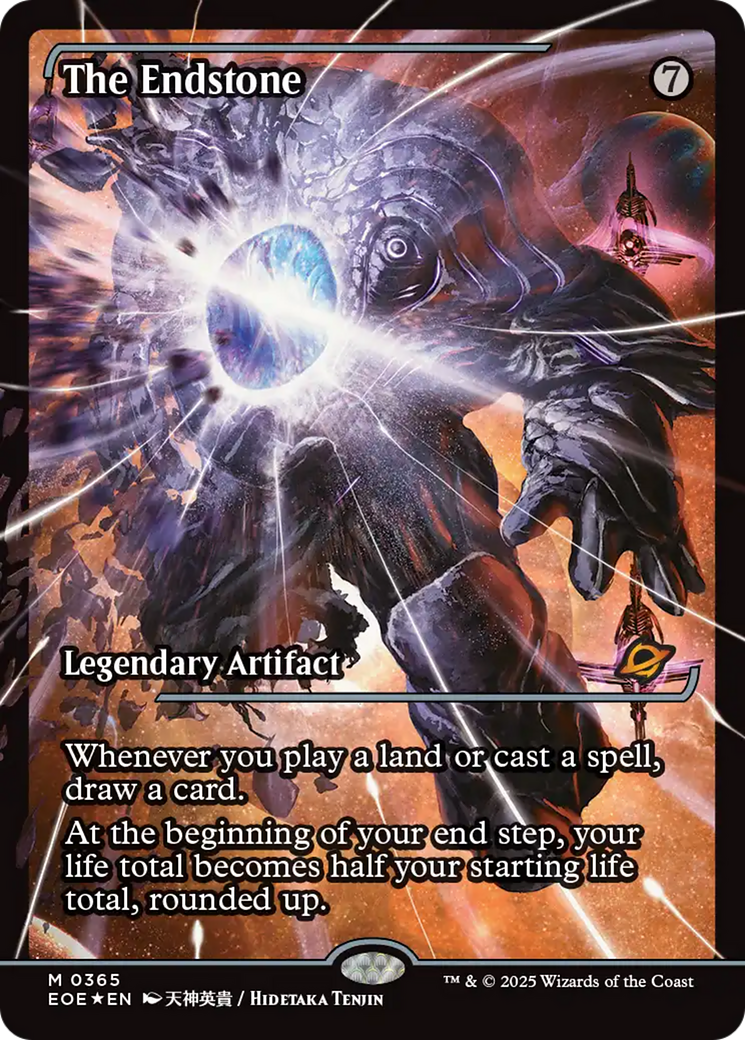 The Endstone (Showcase) [Edge of Eternities] | Exor Games Bridgewater