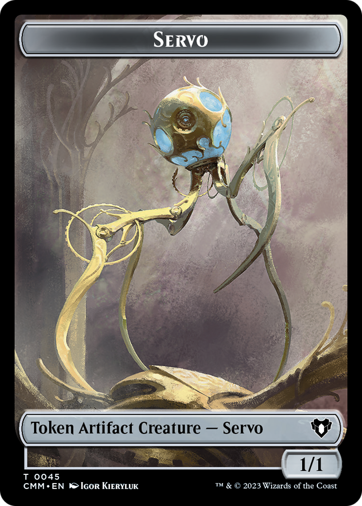 Servo Token [Commander Masters Tokens] | Exor Games Bridgewater