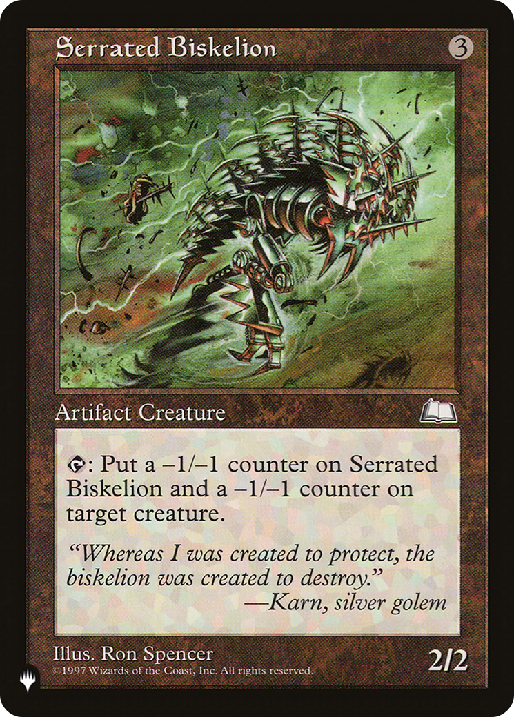 Serrated Biskelion [The List Reprints] | Exor Games Bridgewater