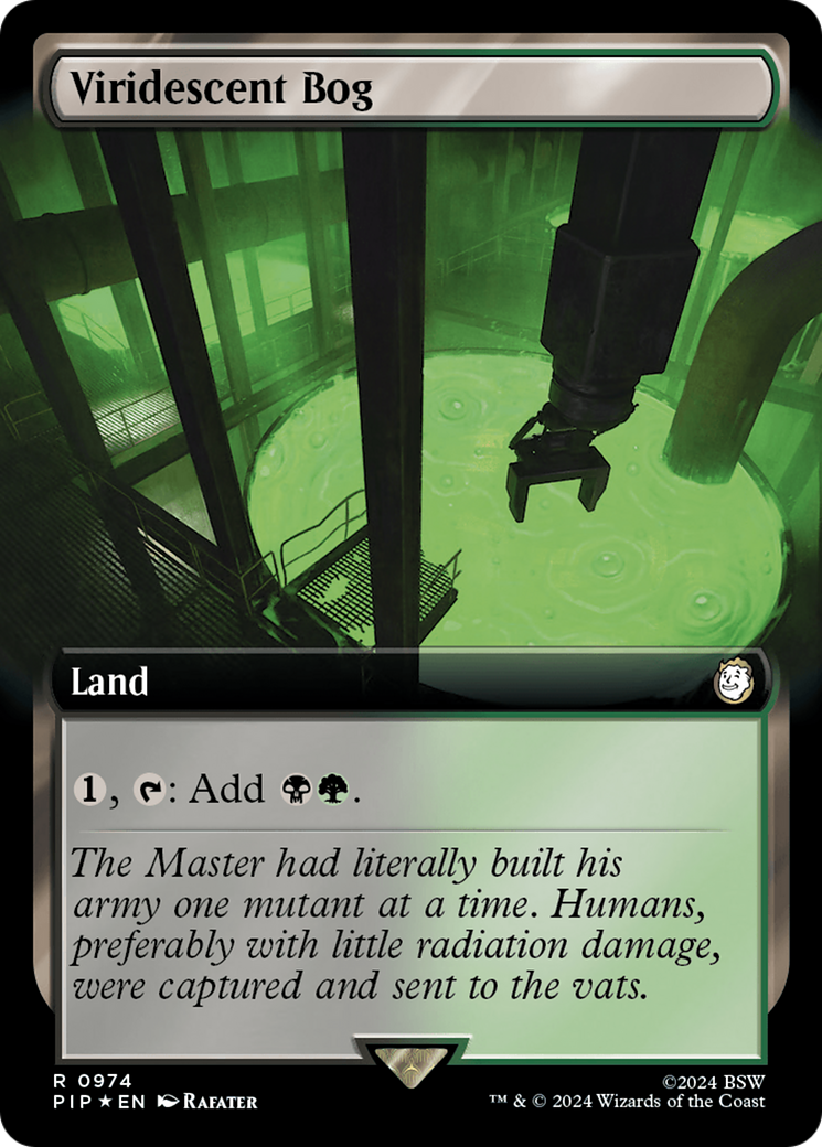 Viridescent Bog (Extended Art) (Surge Foil) [Fallout] | Exor Games Bridgewater
