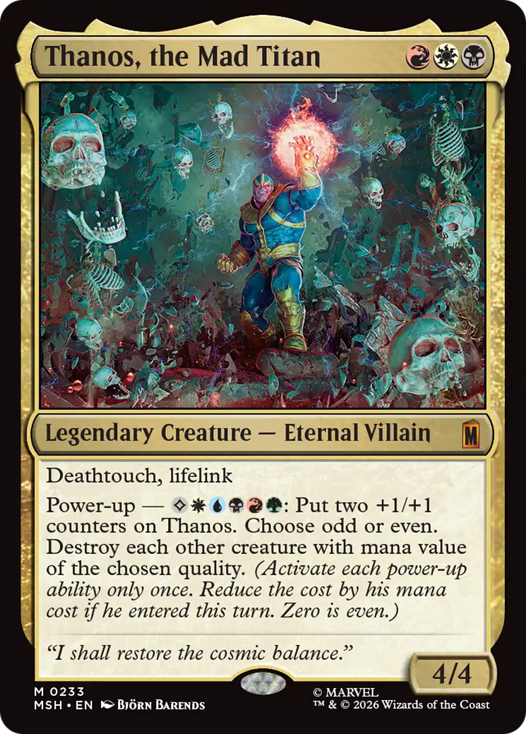 Thanos, the Mad Titan [Marvel Super Heroes] | Exor Games Bridgewater