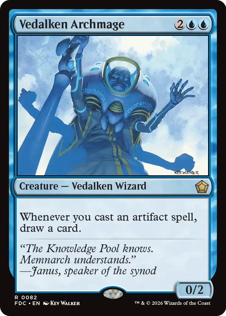 Vedalken Archmage [Foundations Commander] | Exor Games Bridgewater