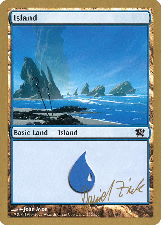 Island (dz336) (Daniel Zink) [World Championship Decks 2003] | Exor Games Bridgewater