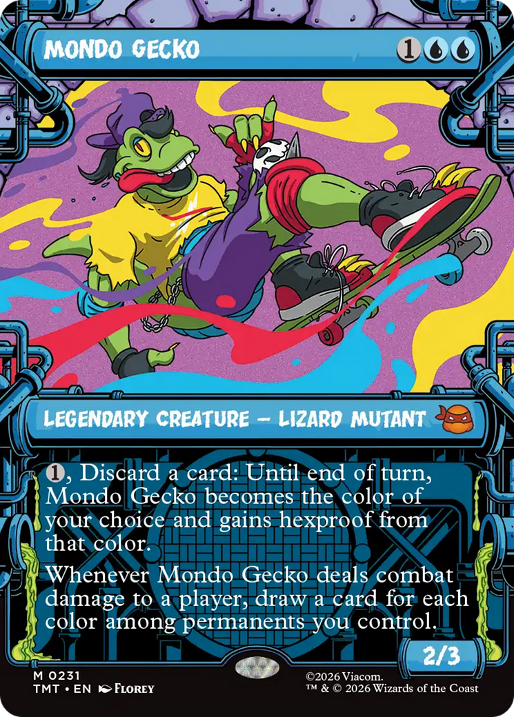 Mondo Gecko (Showcase) [Teenage Mutant Ninja Turtles] | Exor Games Bridgewater