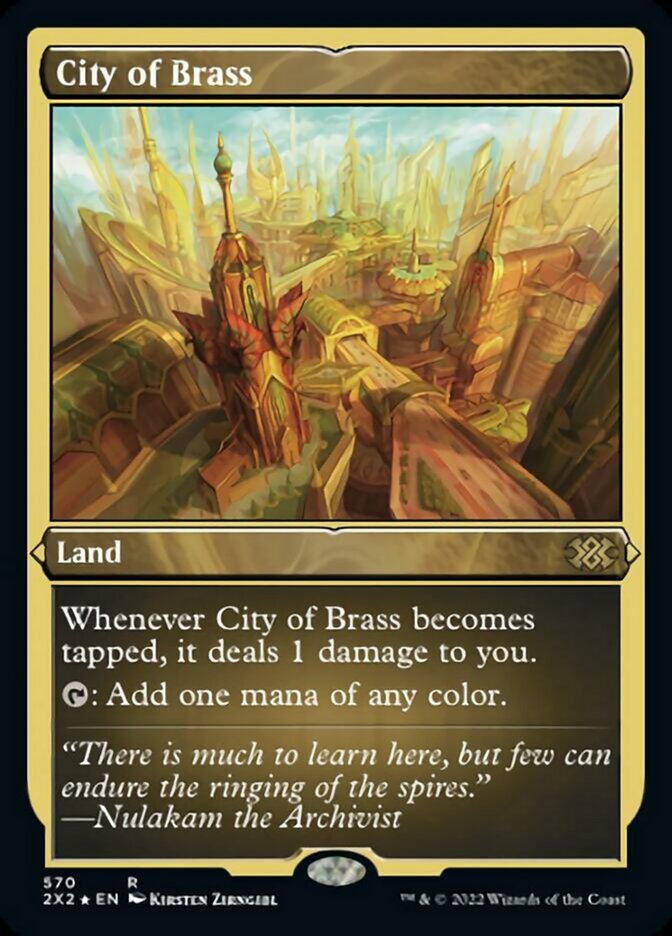 City of Brass (Foil Etched) [Double Masters 2022] | Exor Games Bridgewater