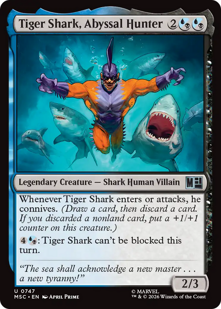 Tiger Shark, Abyssal Hunter [Marvel Super Heroes Commander] | Exor Games Bridgewater