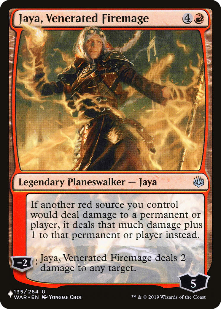 Jaya, Venerated Firemage [The List Reprints] | Exor Games Bridgewater