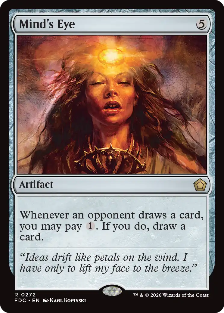 Mind's Eye [Foundations Commander] | Exor Games Bridgewater