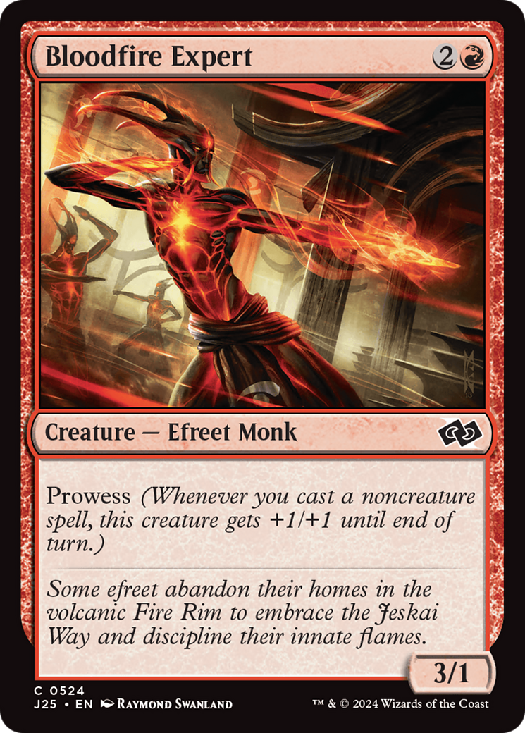 Bloodfire Expert [Foundations Jumpstart] | Exor Games Bridgewater