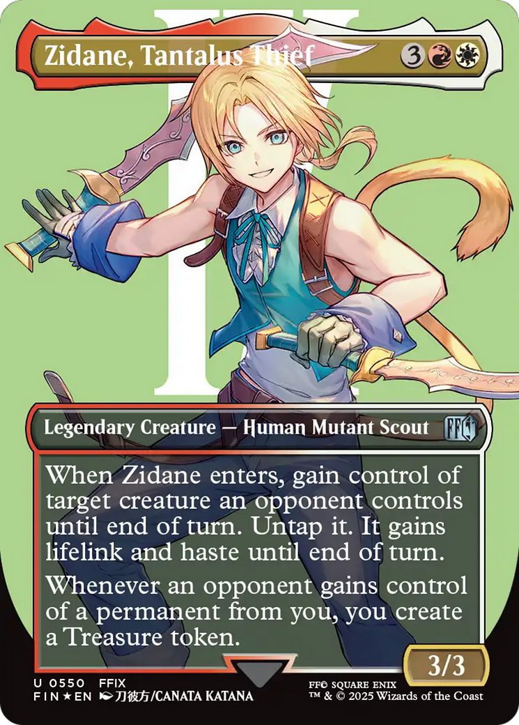 Zidane, Tantalus Thief (Borderless) (Surge Foil) [FINAL FANTASY] | Exor Games Bridgewater