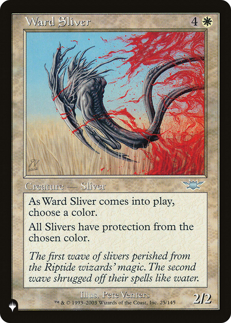 Ward Sliver [The List Reprints] | Exor Games Bridgewater