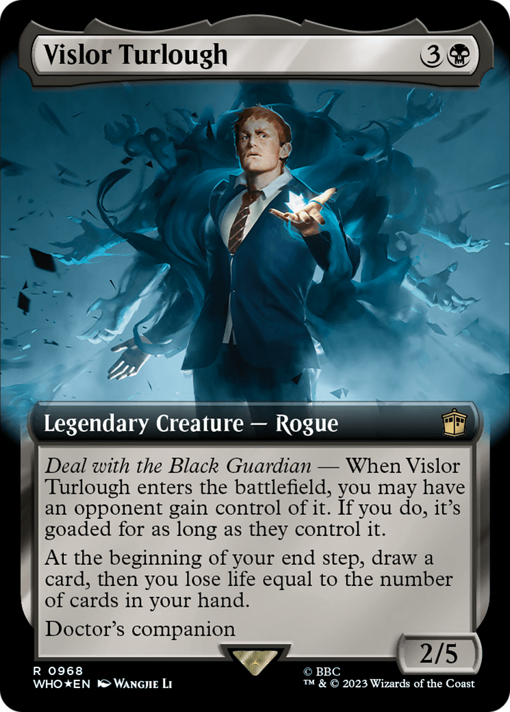 Vislor Turlough (Extended Art) (Surge Foil) [Doctor Who] | Exor Games Bridgewater