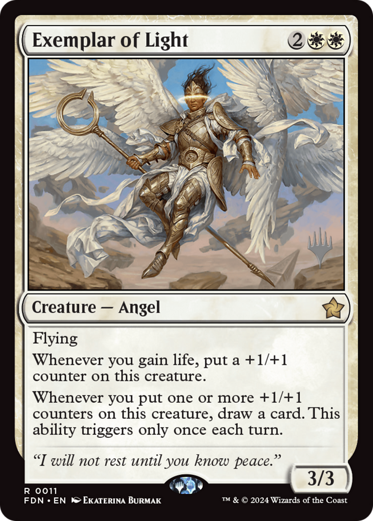 Exemplar of Light [Foundations Promos] | Exor Games Bridgewater