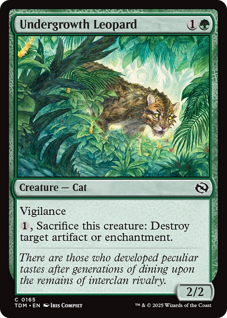 Undergrowth Leopard [Tarkir: Dragonstorm] | Exor Games Bridgewater