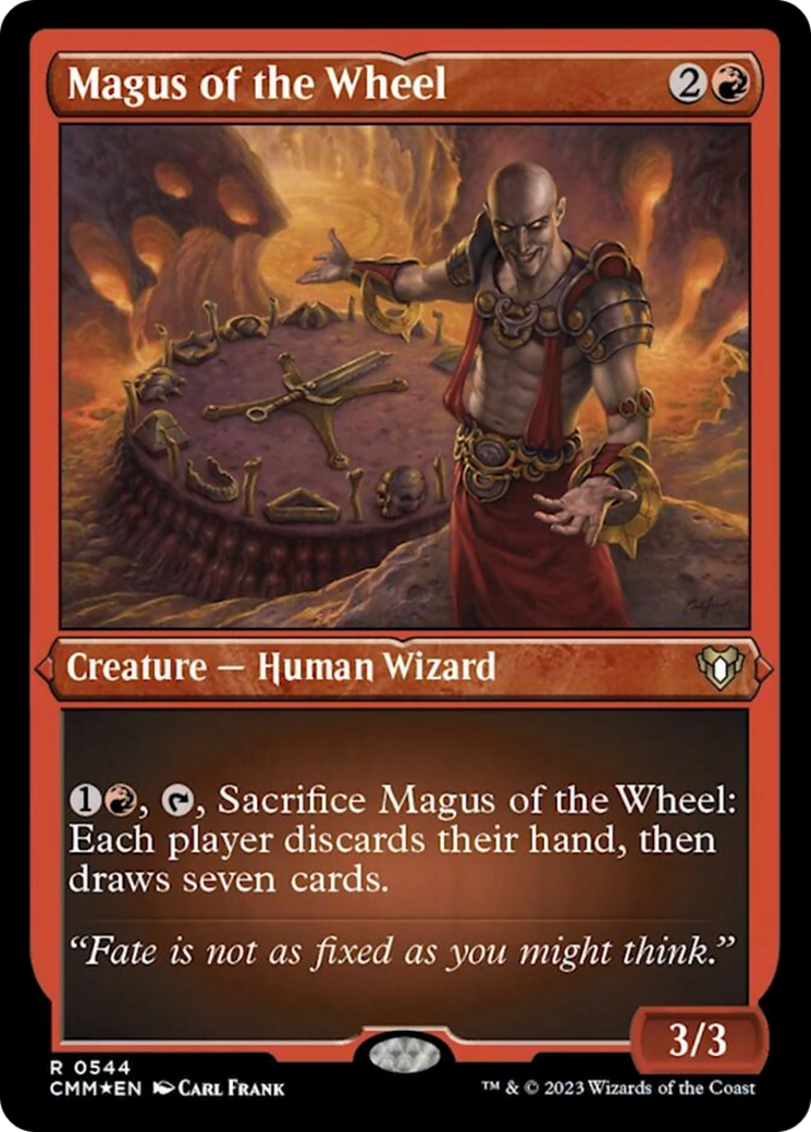 Magus of the Wheel (Foil Etched) [Commander Masters] | Exor Games Bridgewater