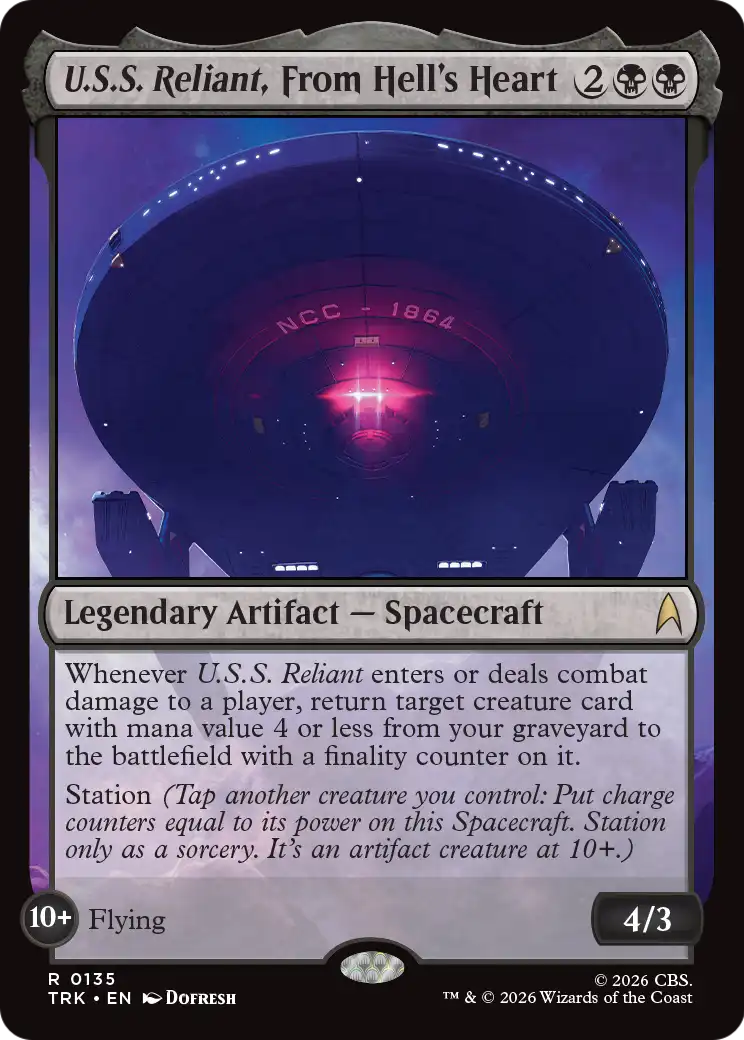 U.S.S. Reliant, From Hell's Heart [Star Trek] | Exor Games Bridgewater