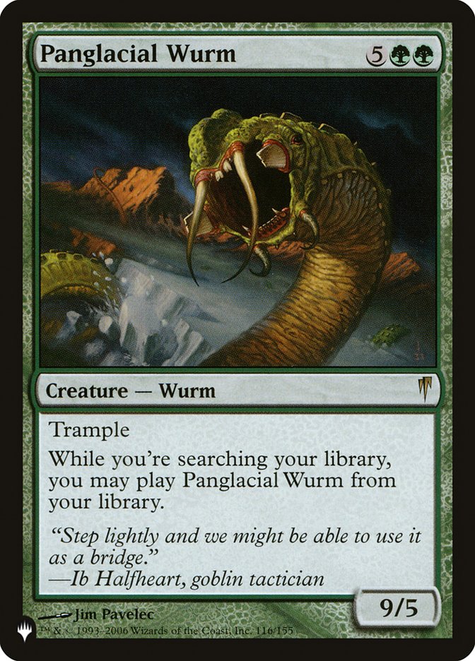 Panglacial Wurm [The List] | Exor Games Bridgewater