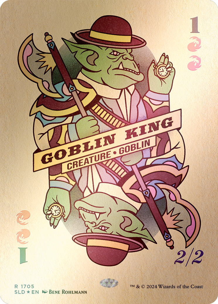 Goblin King (1705) (Rainbow Foil) [Secret Lair Drop Series] | Exor Games Bridgewater