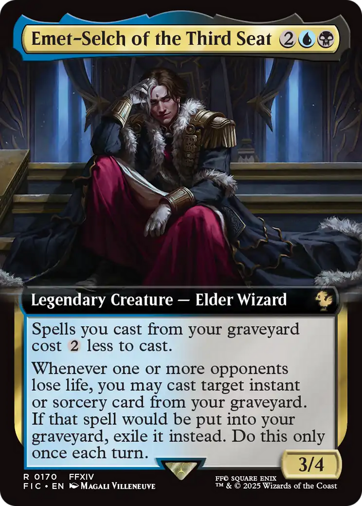 Emet-Selch of the Third Seat (Extended Art) [FINAL FANTASY Commander] | Exor Games Bridgewater