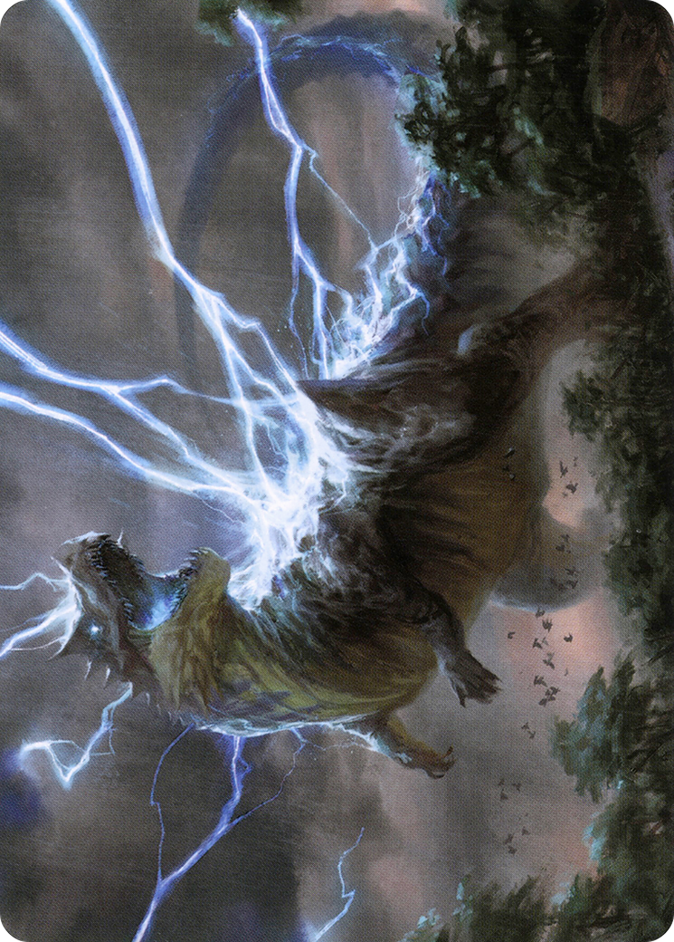 Thrasta, Tempest's Roar Art Card (41) [Modern Horizons 2 Art Series] | Exor Games Bridgewater