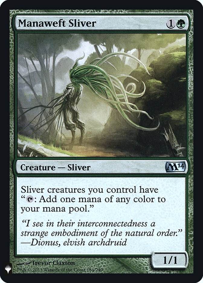 Manaweft Sliver [Mystery Booster] | Exor Games Bridgewater