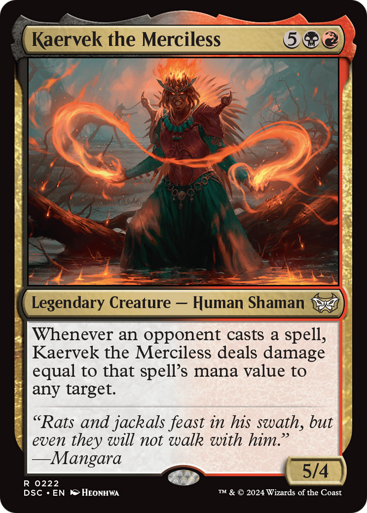 Kaervek the Merciless [Duskmourn: House of Horror Commander] | Exor Games Bridgewater