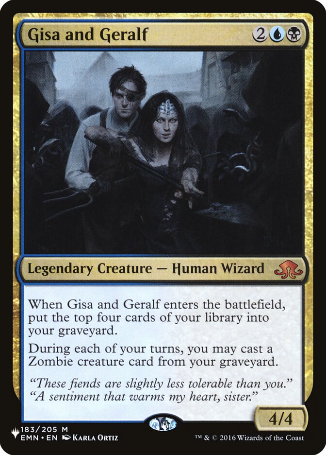 Gisa and Geralf [The List] | Exor Games Bridgewater