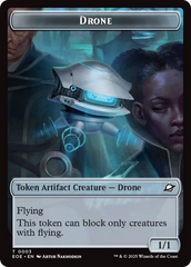 Robot // Drone Double-Sided Token [Edge of Eternities Tokens] | Exor Games Bridgewater