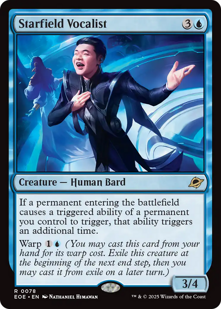 Starfield Vocalist [Edge of Eternities] | Exor Games Bridgewater