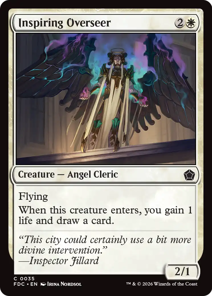 Inspiring Overseer [Foundations Commander] | Exor Games Bridgewater
