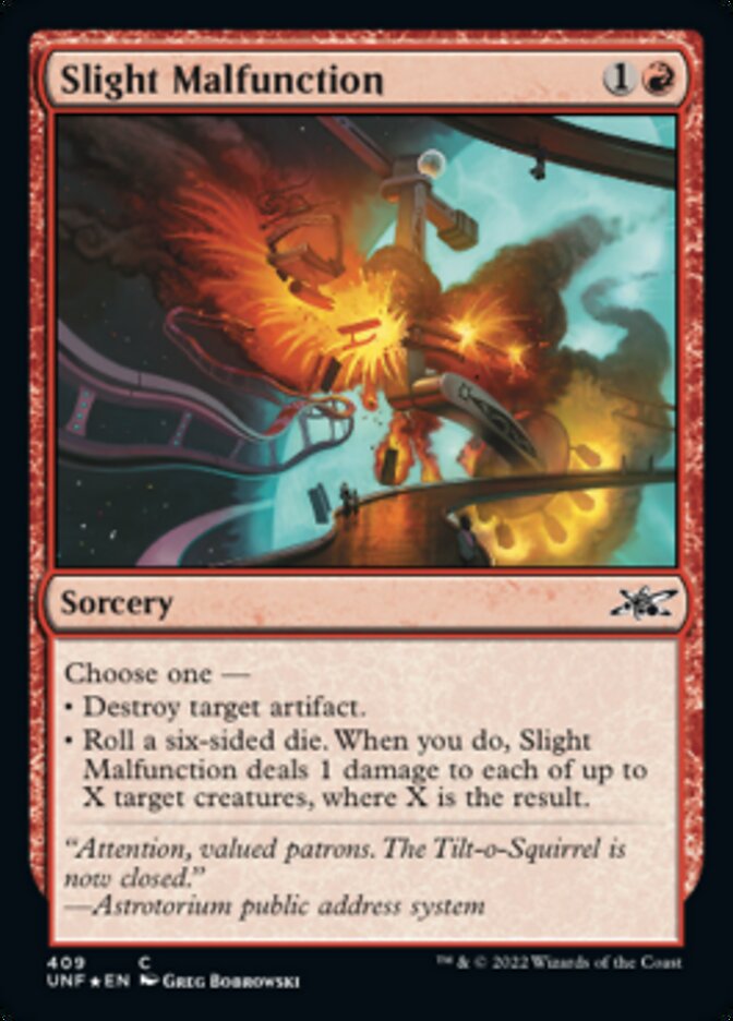 Slight Malfunction (Galaxy Foil) [Unfinity] | Exor Games Bridgewater