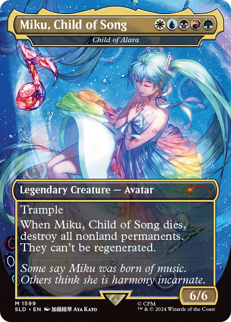 Miku, Child of Song - Child of Alara [Secret Lair Drop Series] | Exor Games Bridgewater