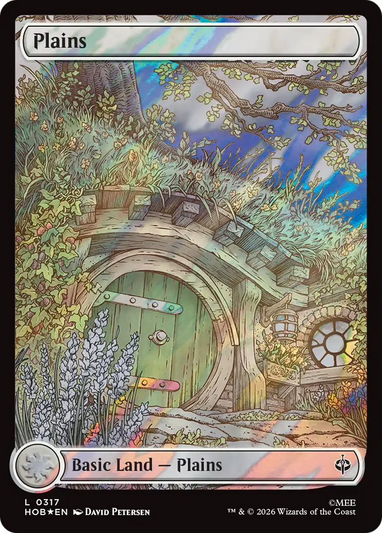 Plains (0317) (Surge Foil) [The Hobbit] | Exor Games Bridgewater