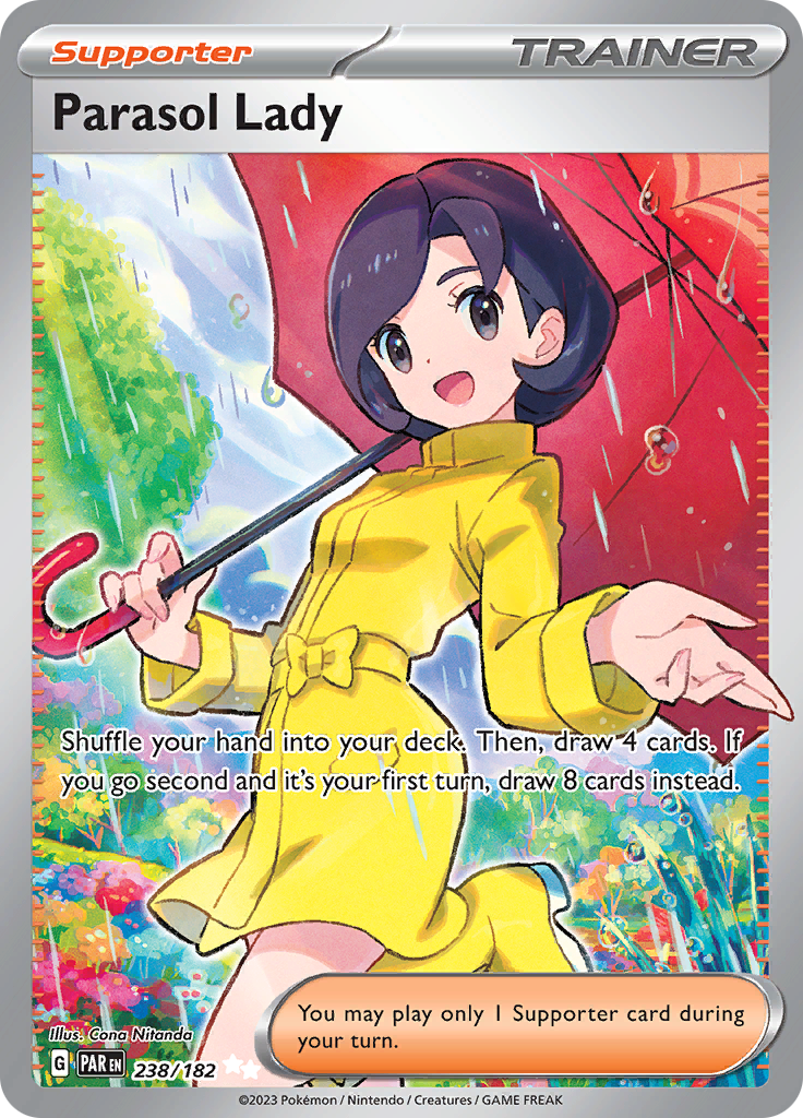 Parasol Lady (238/182) [Scarlet & Violet: Paradox Rift] | Exor Games Bridgewater