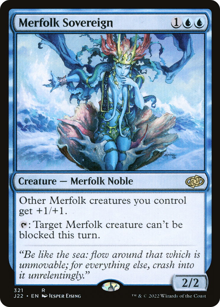 Merfolk Sovereign [Jumpstart 2022] | Exor Games Bridgewater