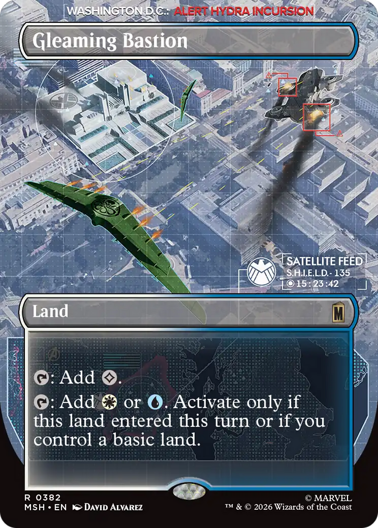 Gleaming Bastion (Borderless) [Marvel Super Heroes] | Exor Games Bridgewater