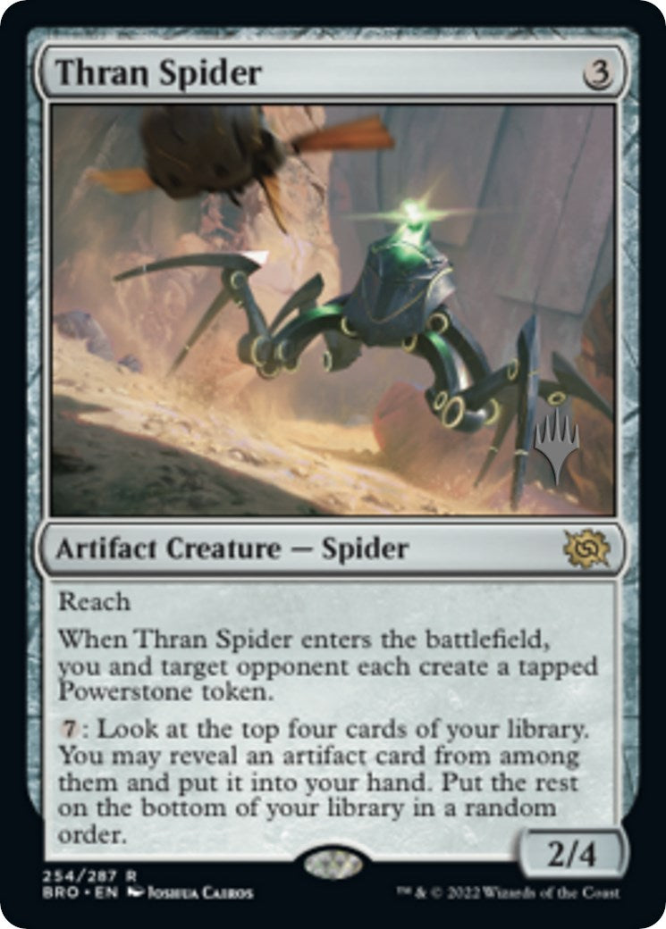 Thran Spider (Promo Pack) [The Brothers' War Promos] | Exor Games Bridgewater