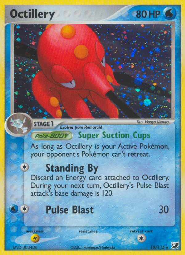 Octillery (10/115) [EX: Unseen Forces] | Exor Games Bridgewater