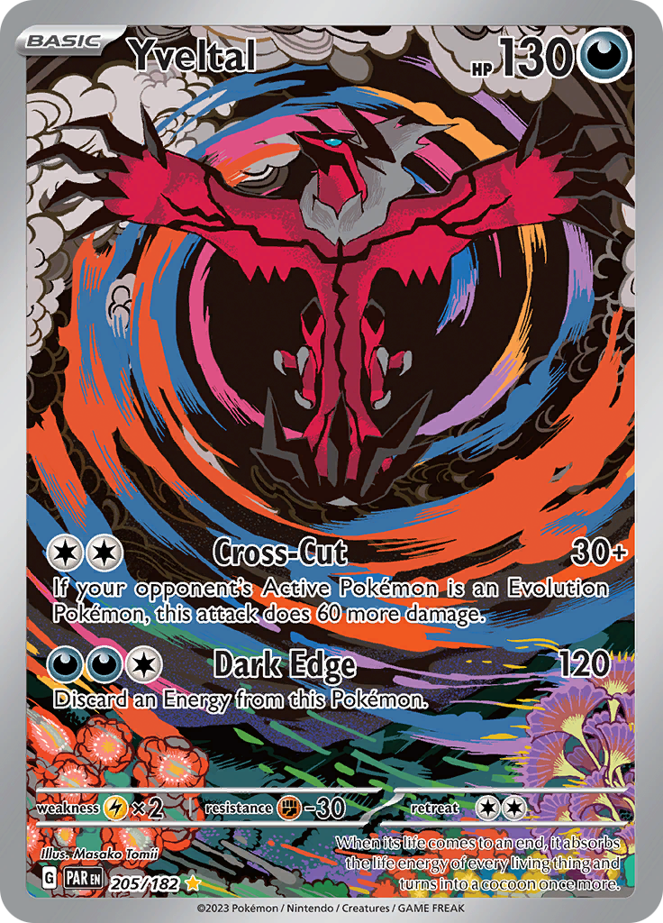 Yveltal (205/182) [Scarlet & Violet: Paradox Rift] | Exor Games Bridgewater