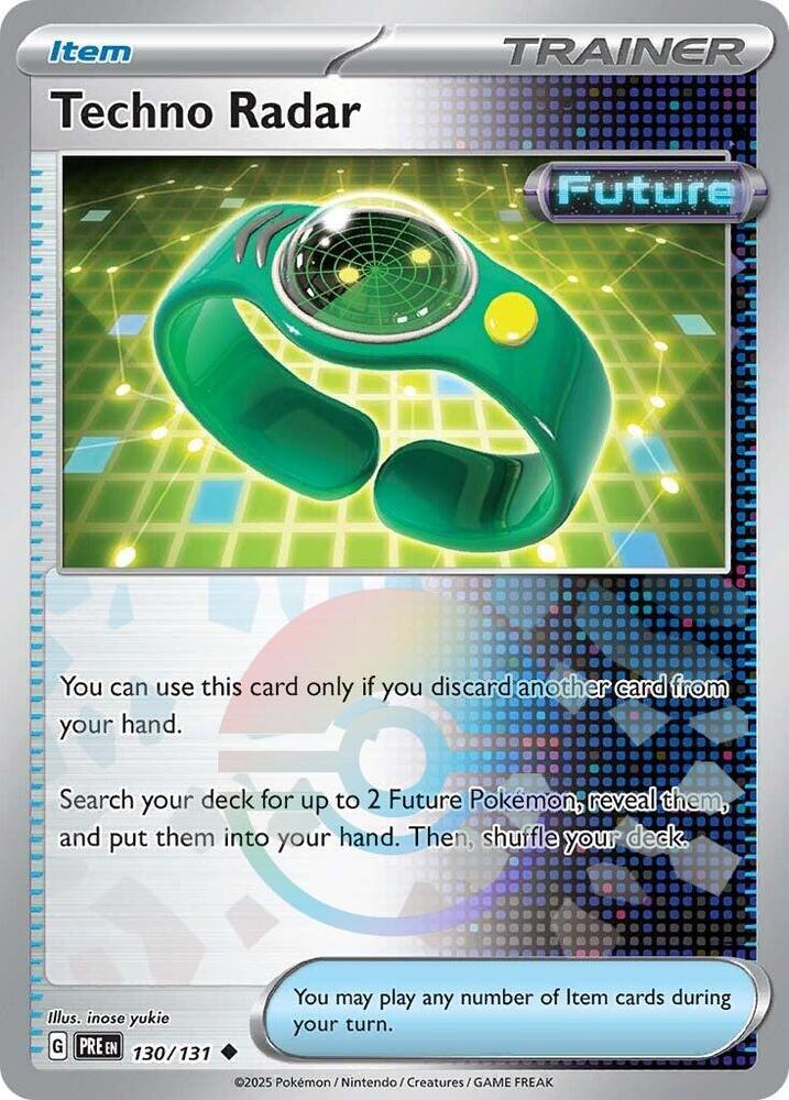 Techno Radar (130/131) (Poke Ball Pattern) [Scarlet & Violet: Prismatic Evolutions] | Exor Games Bridgewater