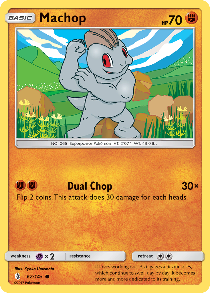 Machop (62/145) [Sun & Moon: Guardians Rising] | Exor Games Bridgewater