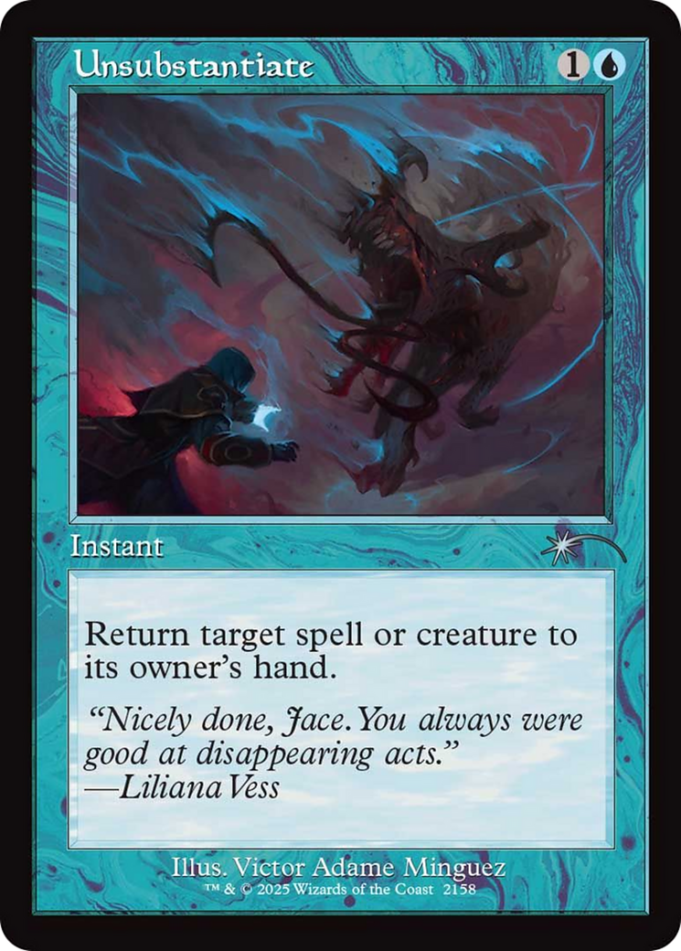 Unsubstantiate (Retro Frame) [Secret Lair Drop Series] | Exor Games Bridgewater
