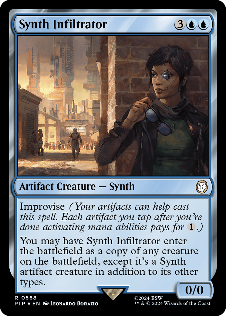 Synth Infiltrator (Surge Foil) [Fallout] | Exor Games Bridgewater