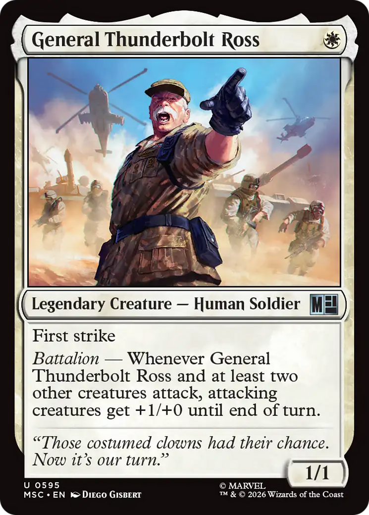 General Thunderbolt Ross [Marvel Super Heroes Commander] | Exor Games Bridgewater