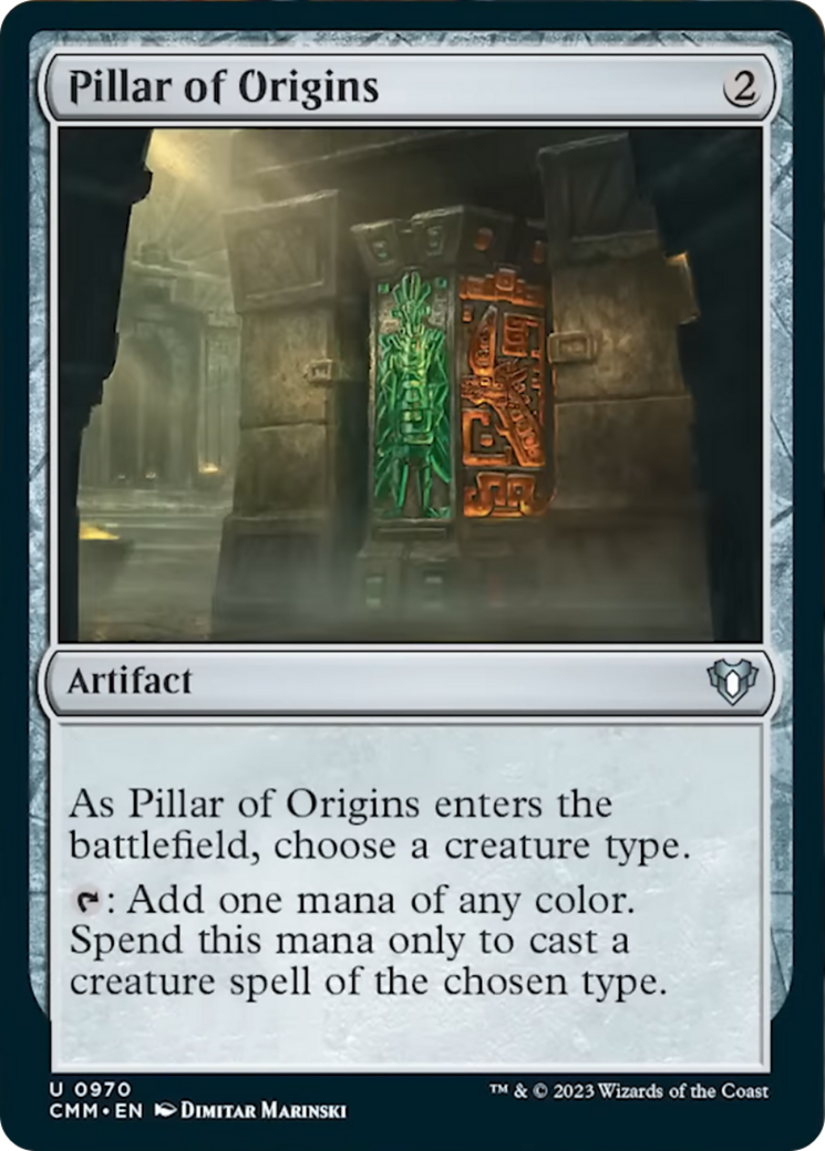 Pillar of Origins [Commander Masters] | Exor Games Bridgewater