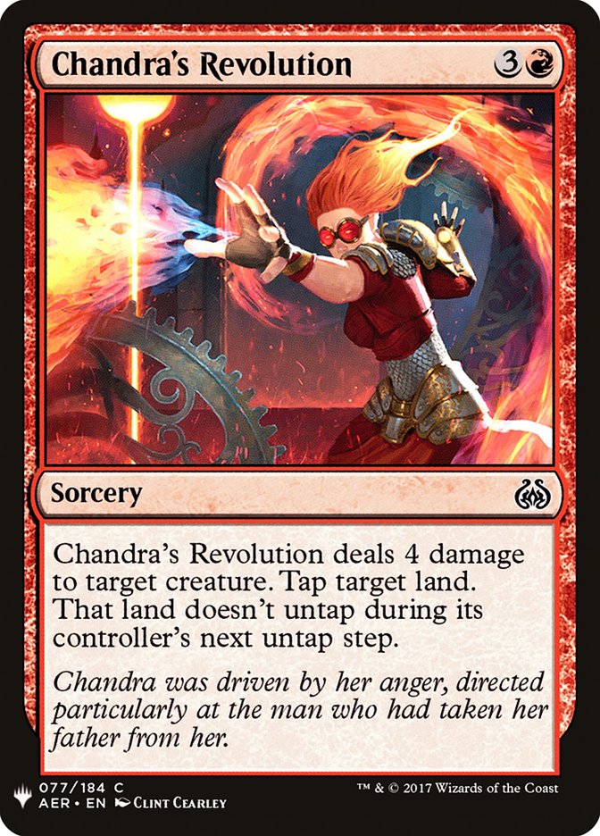 Chandra's Revolution [Mystery Booster] | Exor Games Bridgewater