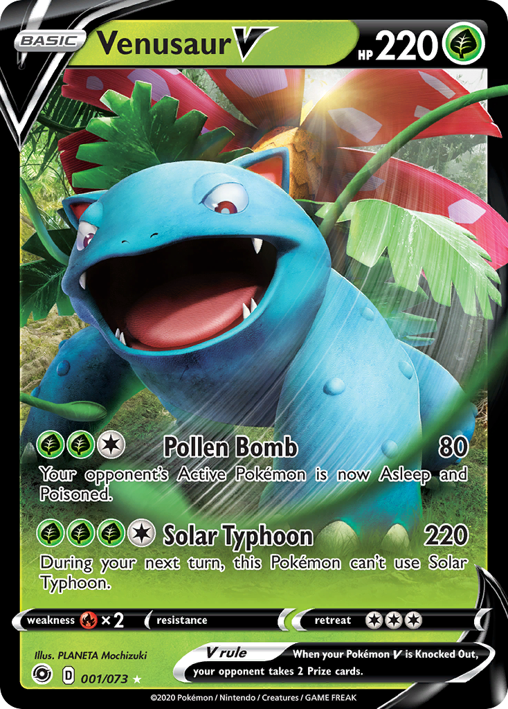 Venusaur V (001/073) [Sword & Shield: Champion's Path] | Exor Games Bridgewater