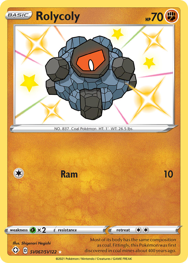 Rolycoly (SV067/SV122) [Sword & Shield: Shining Fates] | Exor Games Bridgewater