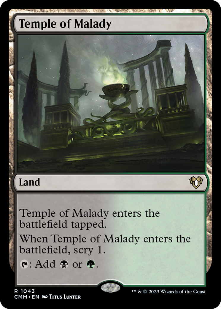 Temple of Malady [Commander Masters] | Exor Games Bridgewater